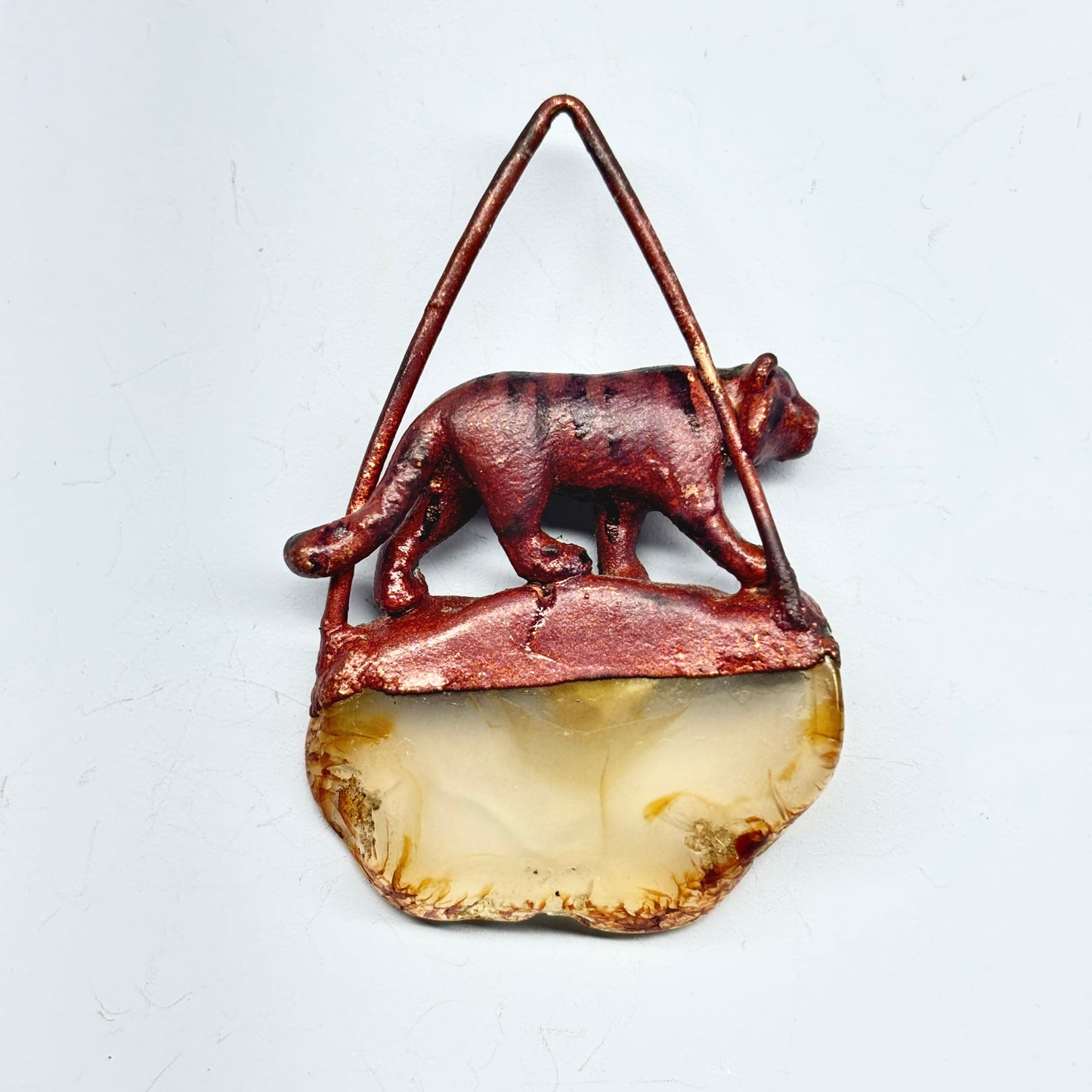 Inner Beast Animal Pendant with Tiger and Carnelian