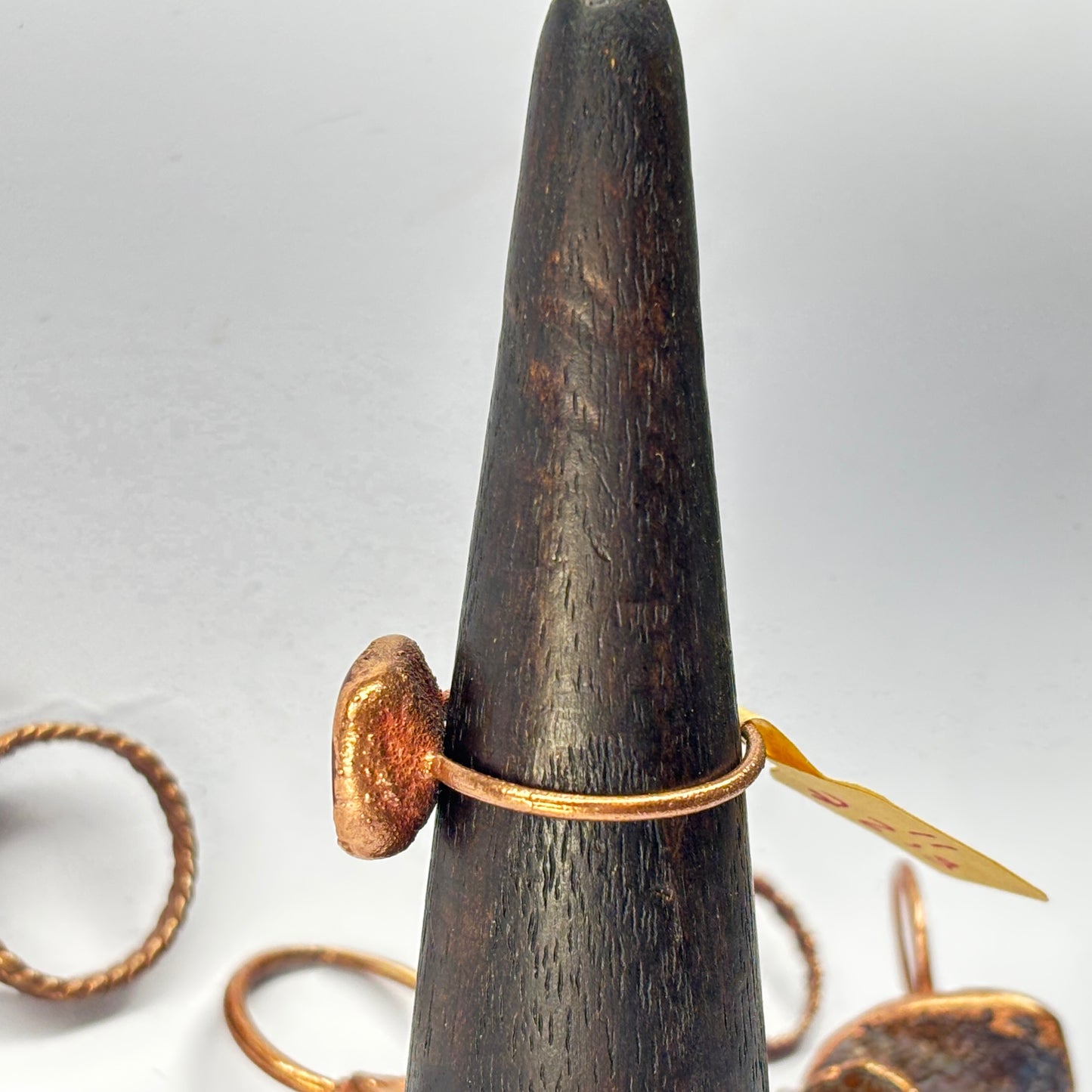 Size 11 Washington Carnelian Copper Electroformed Ring
