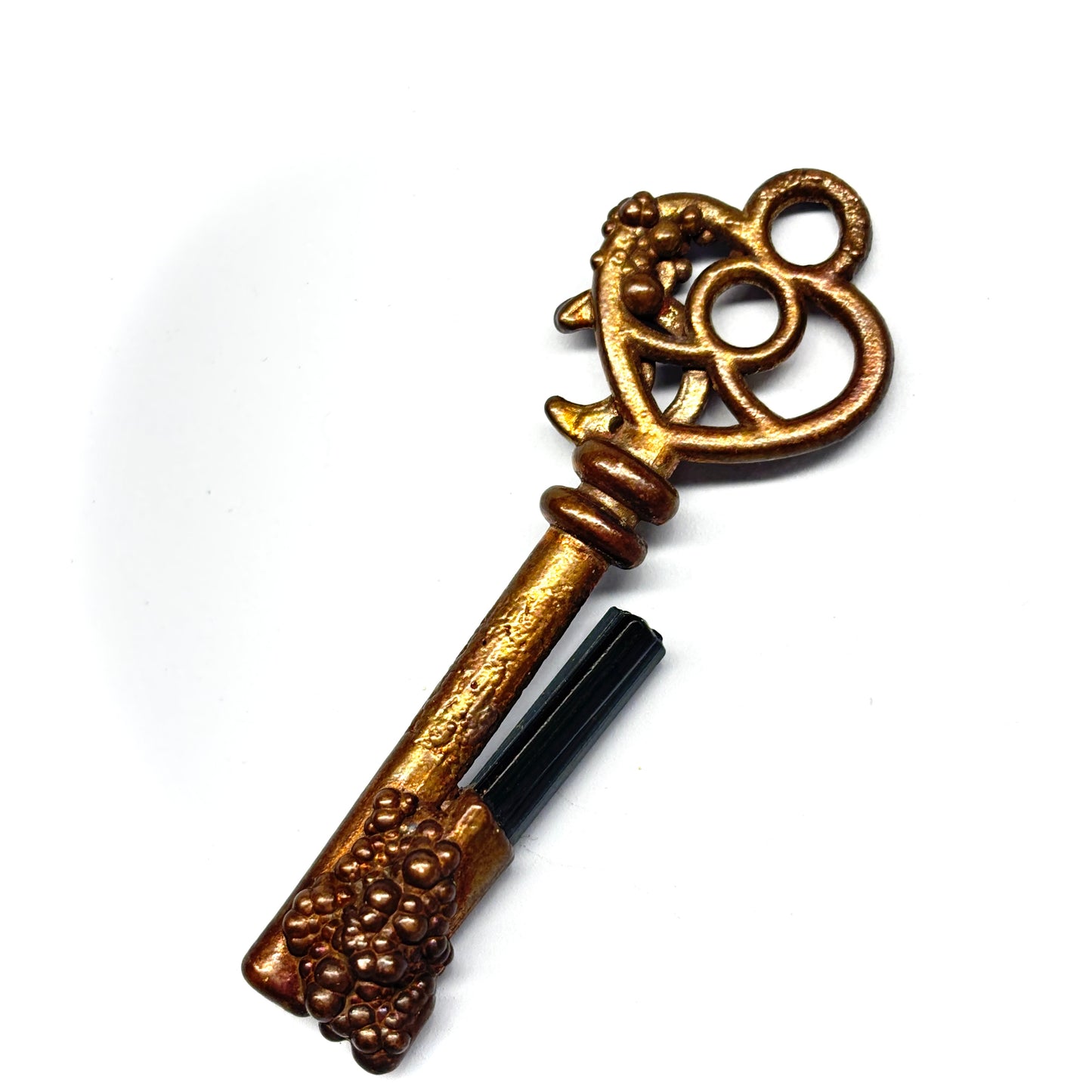 Celestial Key Pendant with Tourmaline