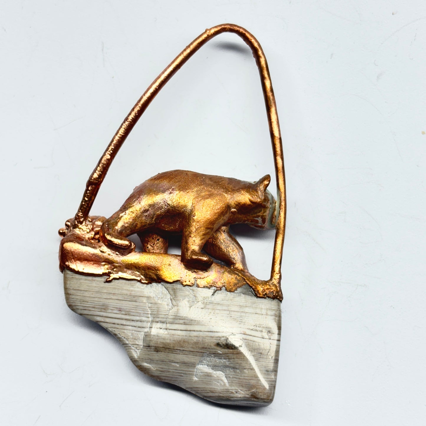 Inner Beast Animal Pendant with Bear and Freedom Jasper