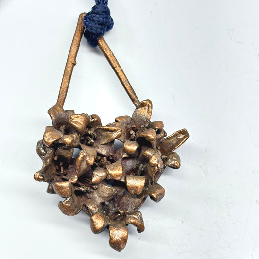Real Flower Pendant with BlueBells