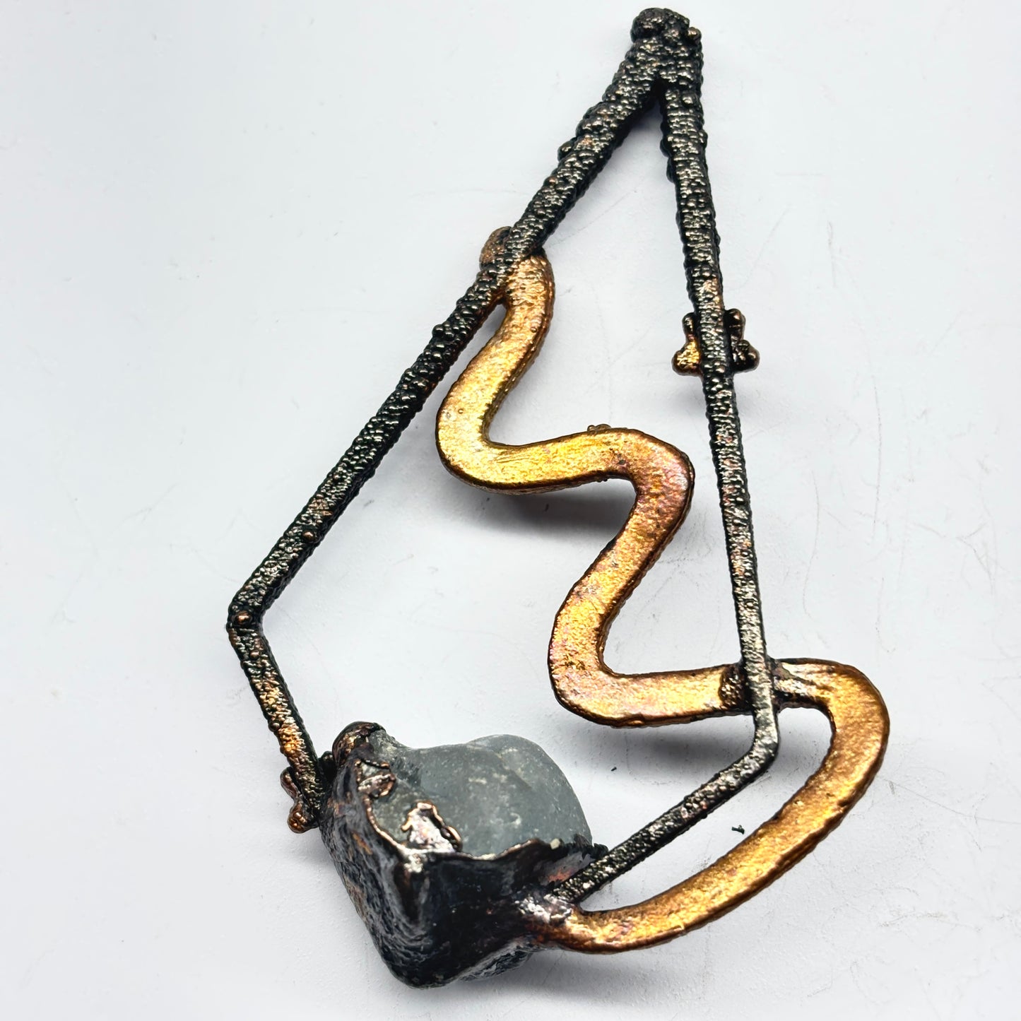 Inner Beast Animal Pendant with Snake and Celestite