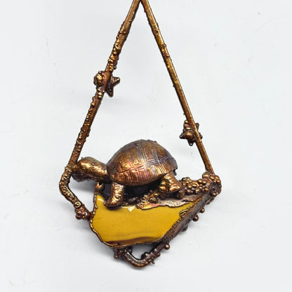Inner Beast Animal Pendant with Tortoise and Mookaite Jasper