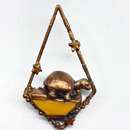 Inner Beast Animal Pendant with Tortoise and Mookaite Jasper
