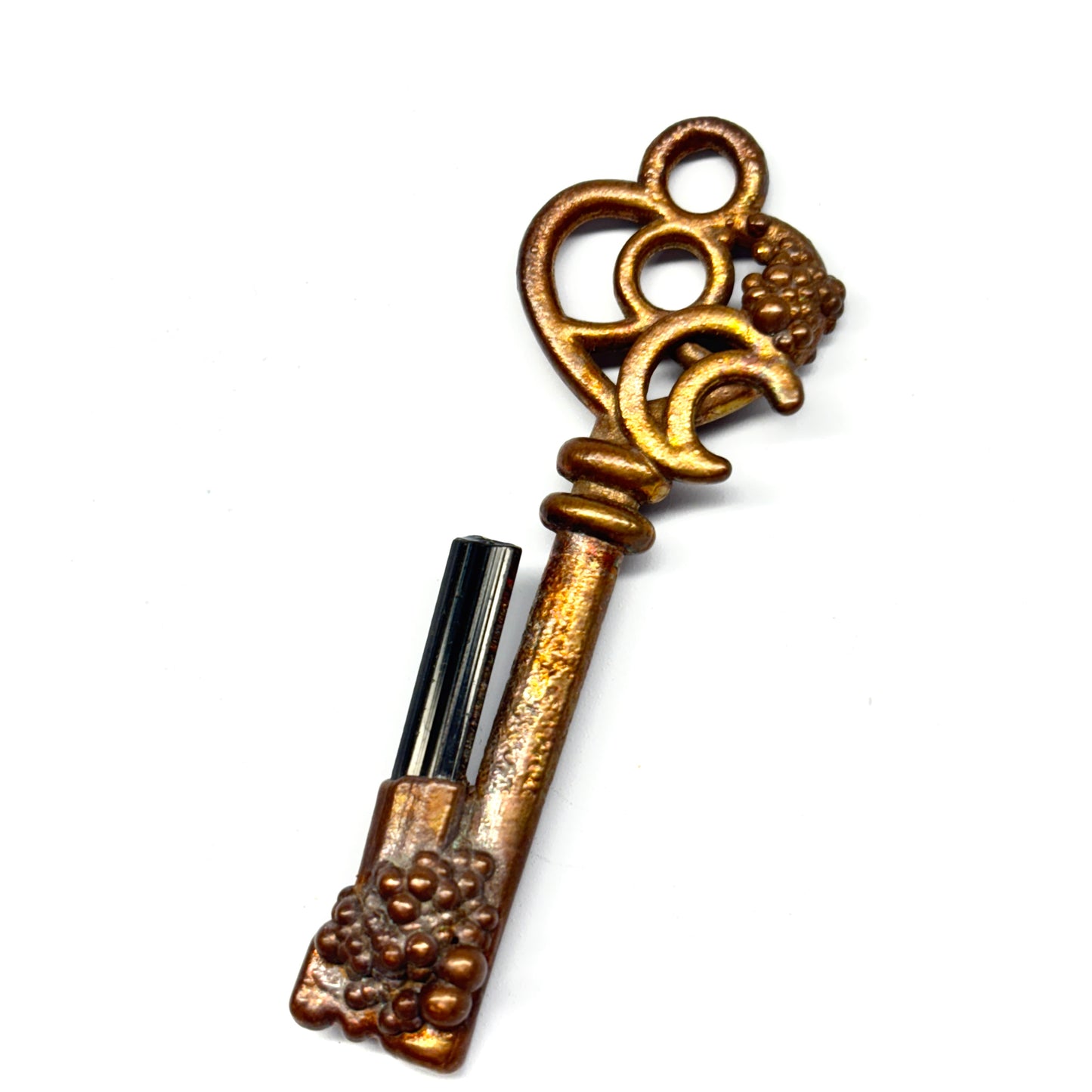Celestial Key Pendant with Tourmaline