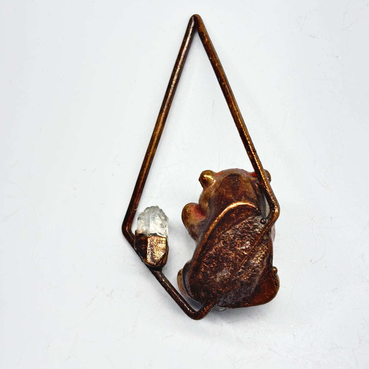 Inner Beast Animal Pendant with Teddy Bear and Quartz